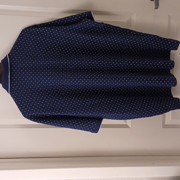 Lands End Navy Polo XXL Supima Cotton - Picture 3 of 11